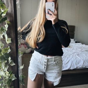 💫American Eagle high rise jean shorts